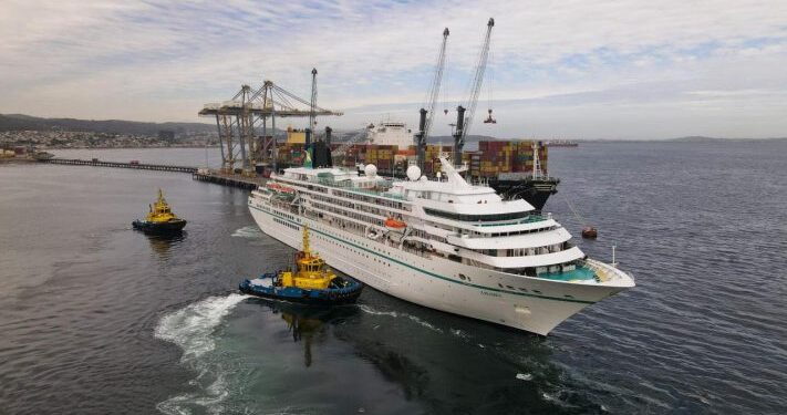 DP World Lirquén recibe un crucero con desembarco de pasajeros por primera vez en su historia