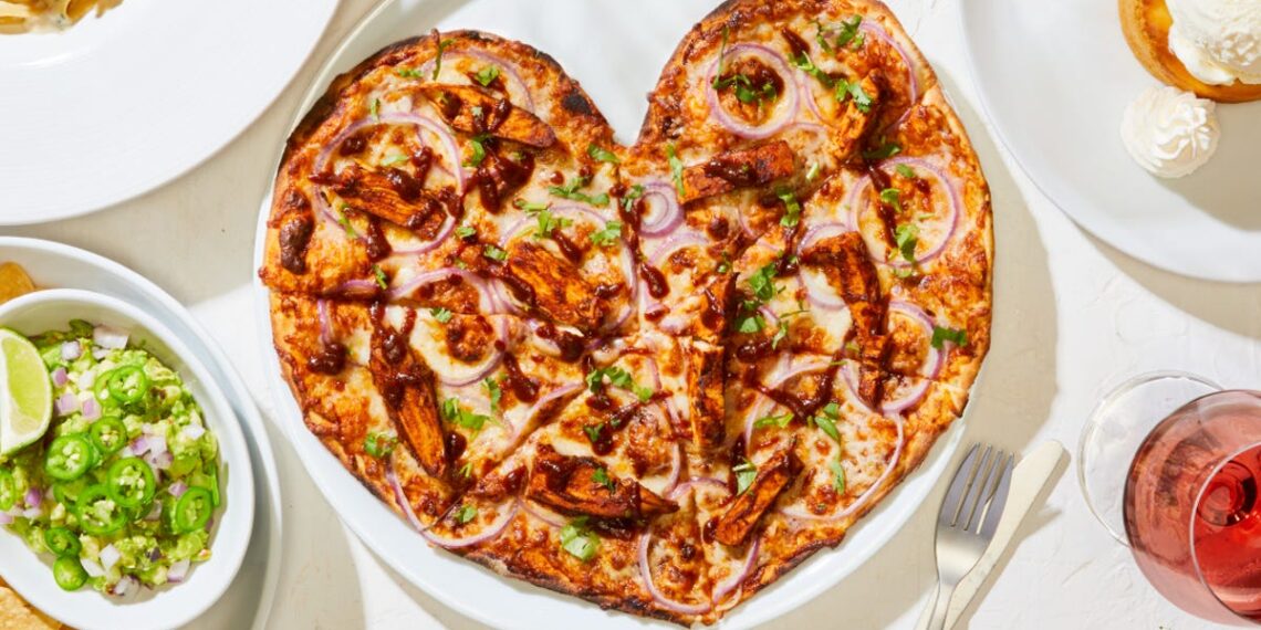 Give the gift of heart-shaped pizza and other foods