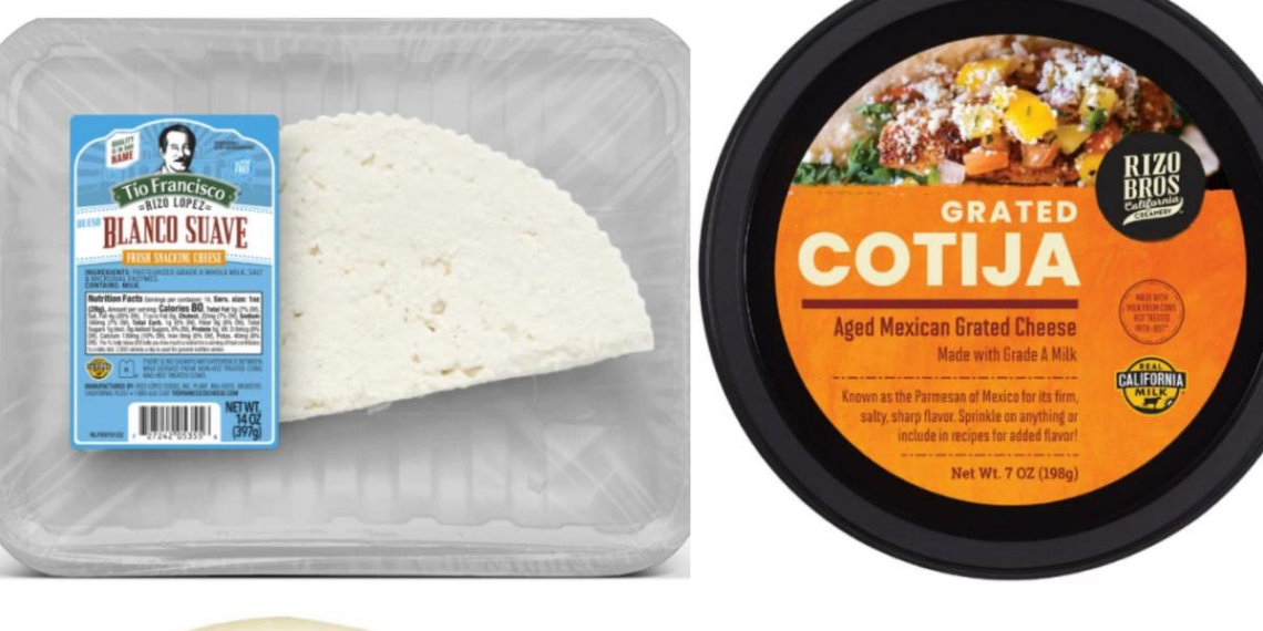Rizo-Lopez Foods recalls cheese, dairy items due to Listeria outbreak
