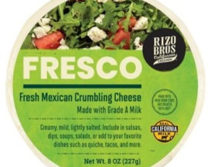 Rizo-López Foods Recalls All Dairy Products For Possible Listeria