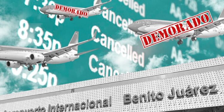 ¿Información sobre tu viaje? Checa los vuelos cancelados y demorados en el AICM