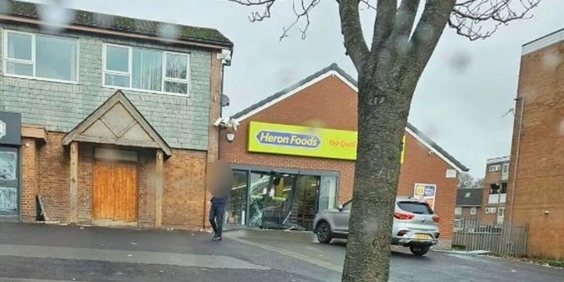 'Sad state of affairs' as ram raiders smash into Heron Foods and steal empty tills and charity box