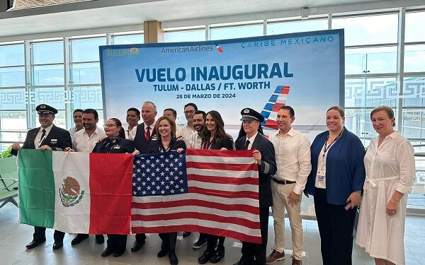 American Airlines se convierte en la primera aerolínea en dar servicio en Tulum