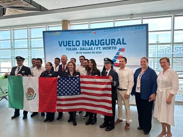 American Airlines se convierte en la primera aerolínea en dar servicio en Tulum