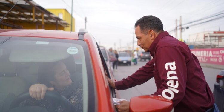 Impulsa Alejandro Pérez Cuéllar su Campaña en Cruceros de Ciudad Juárez - ADN