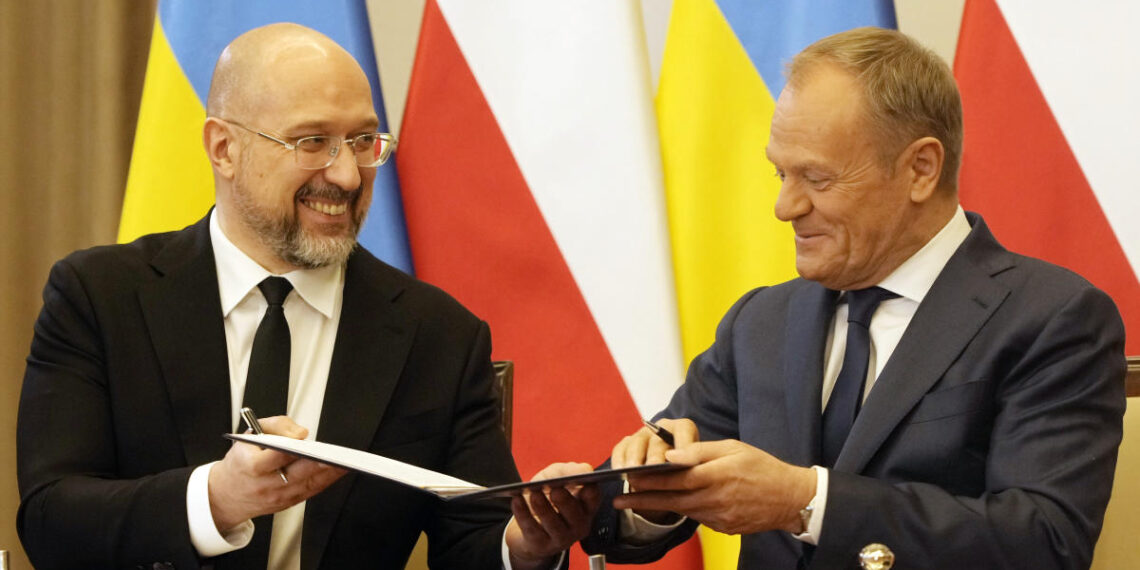 Poland and Ukraine leaders cite progress on regulating Ukrainian food imports to ease farmer anger