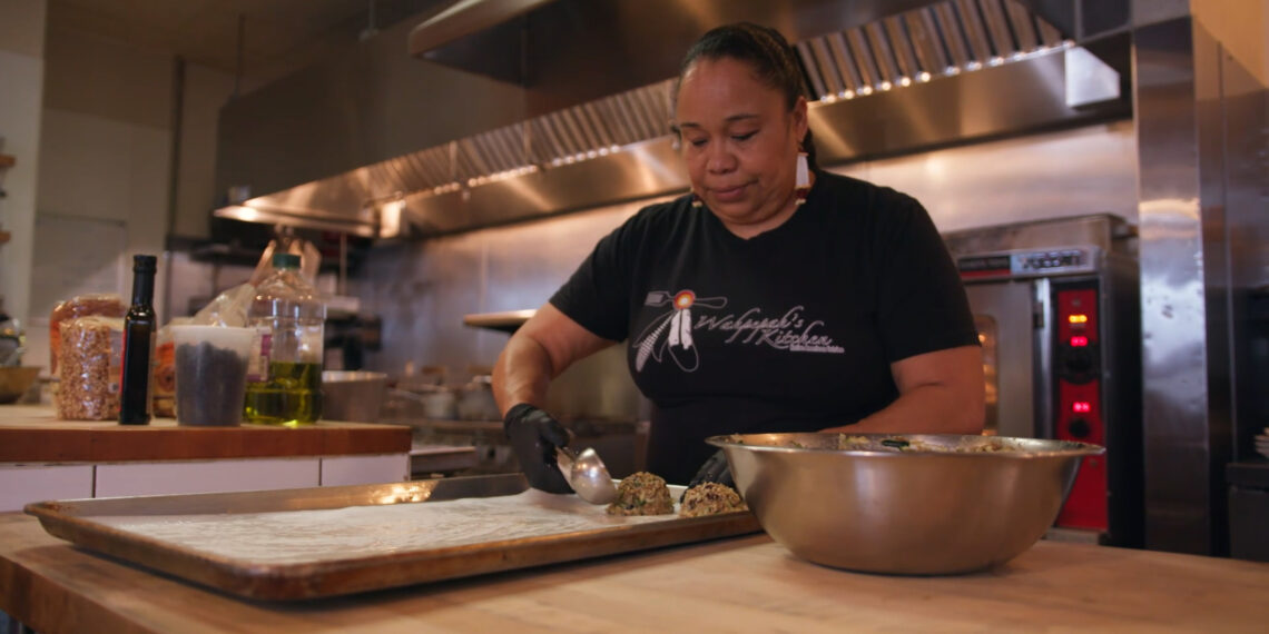Chef Crystal Wahpepah, of Wahpepah's Kitchen, puts indigenous foods on the map in Oakland, CA
