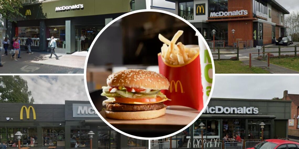 All the McDonald's restaurants in the BCP area ranked from best to worst