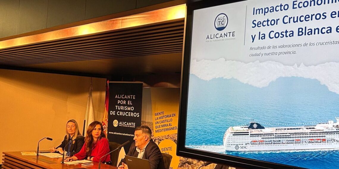 El impacto económico de los cruceros en Alicante alcanzará los 60 millones de euros en 2024, según un estudio