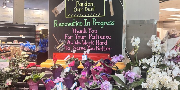 Sleep-deprived students upset at Thrifty Foods renovations 