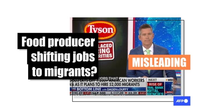 Misleading hiring claim sparks Tyson Foods boycott posts