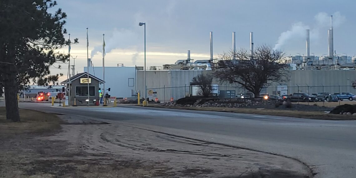 Large response to fire at McCain Foods