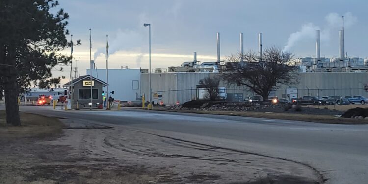 Large response to fire at McCain Foods