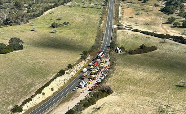 Imserso: imágenes del accidente de un autobús con 50 turistas | Noticias de Agencias de viajes
