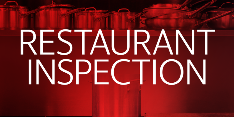 Restaurant inspection