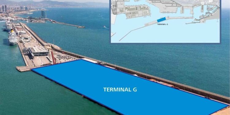 Imagen de la nueva y última terminal de cruceros de Barcelona