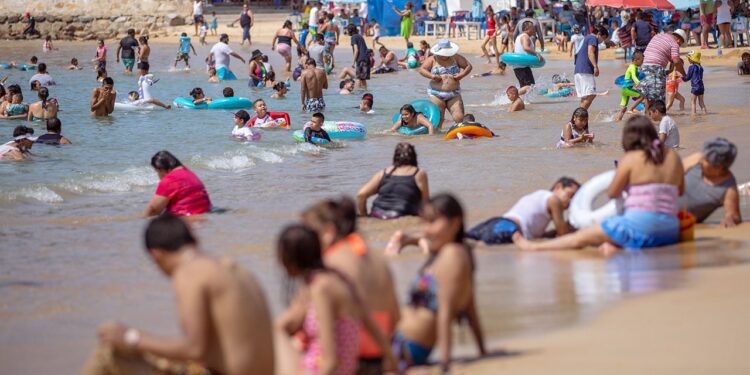 Vacaciones vacacionista turistas Acapulco