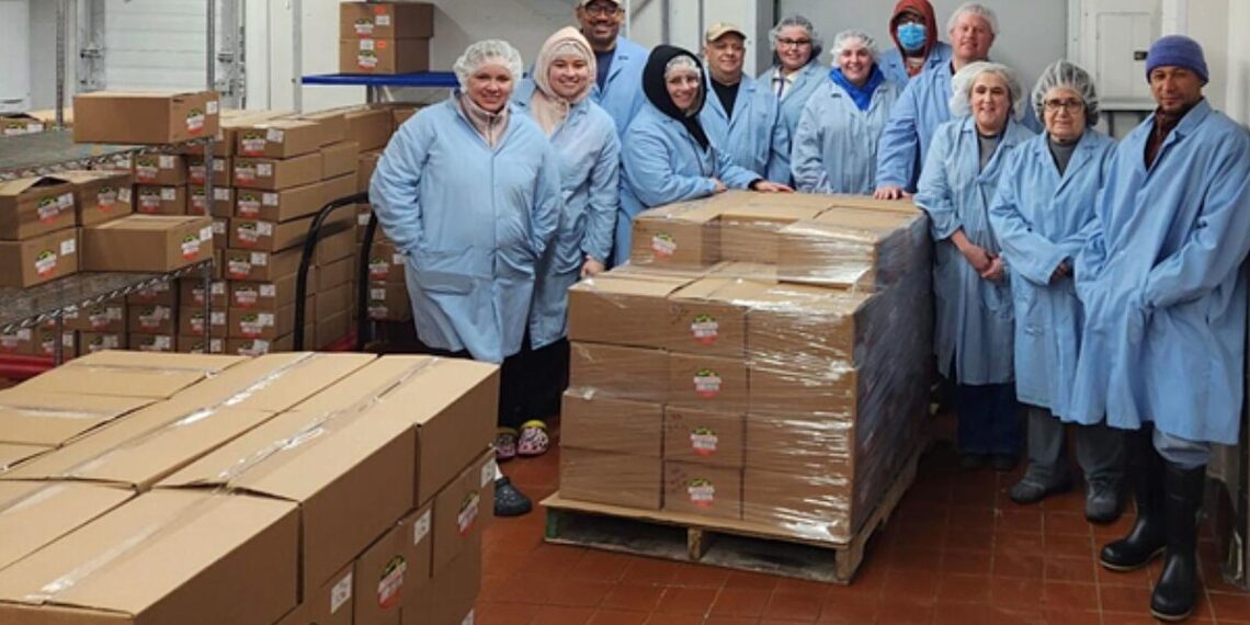 Mediterranean Fine Foods Donates 700 Pounds of Amaral's Sausage