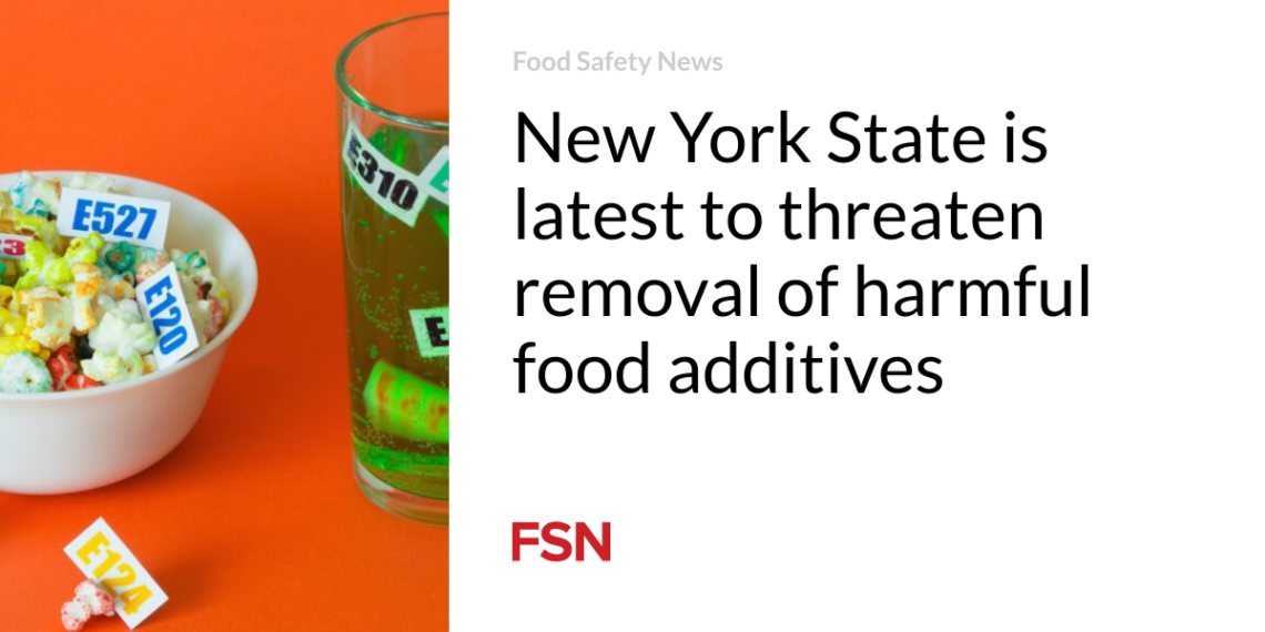 New York State is latest to threaten removal of harmful food additives