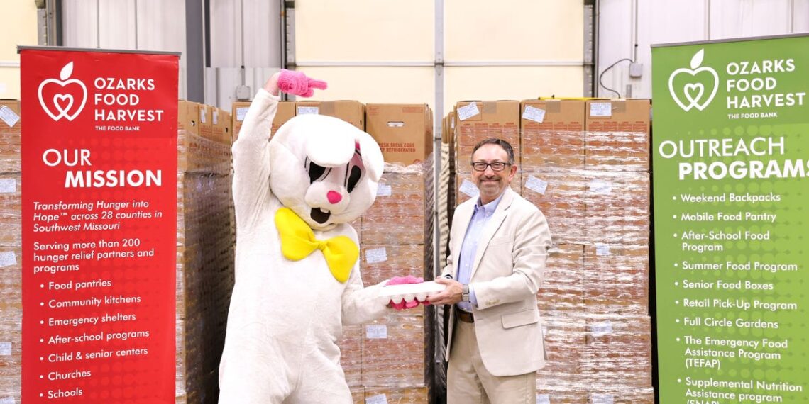 Opal Foods donates 23,000 dozen eggs to Ozarks Food Harvest