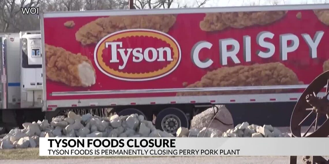 Tyson Foods permanently closing Perry pork plant - ABC 6 News