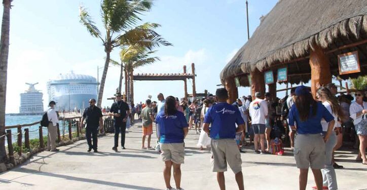 Puerto Costa Maya de Mahahual, con cifra récord de cruceristas