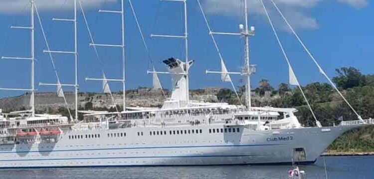 Crucero Club Med 2 de nuevo en Cuba