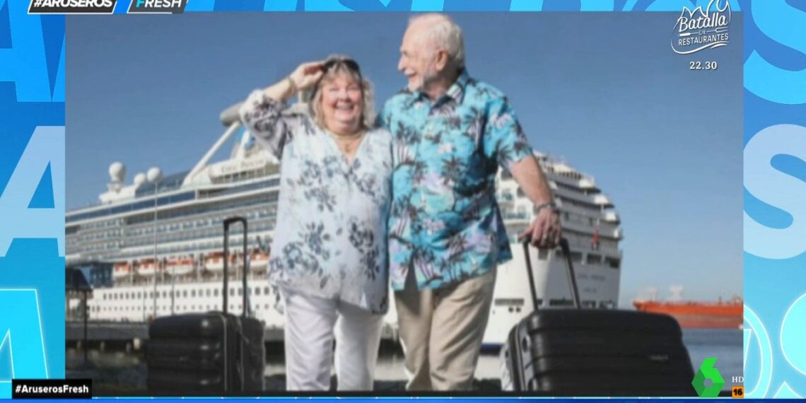 Una pareja de jubilados se va de crucero 500 días porque es más barato que pagar la residencia