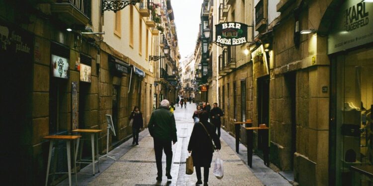 Calle de la Parte Vieja de San Sebastián