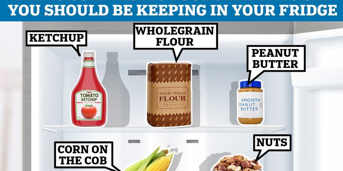 Revealed: The 10 surprising foods experts say you should keep in the fridge