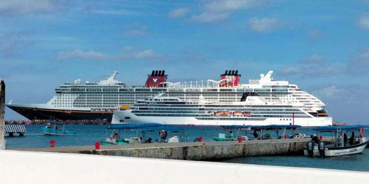 Turismo de cruceros se 'desplomó' esta semana en Cozumel