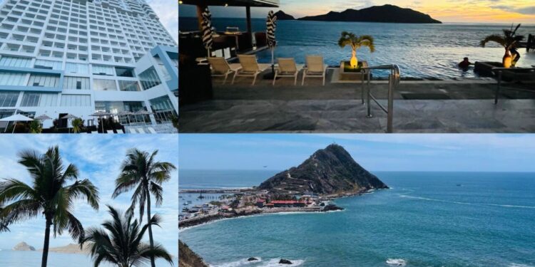 de viaje en el Courtyard Mazatlán Beach Resort