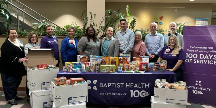 Baptist Health Paducah donates over 175 pounds of food to Paducah Cooperative Ministry | News