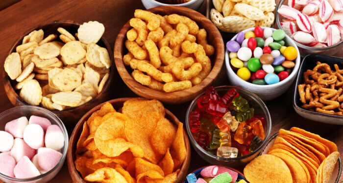 sweet and salty food