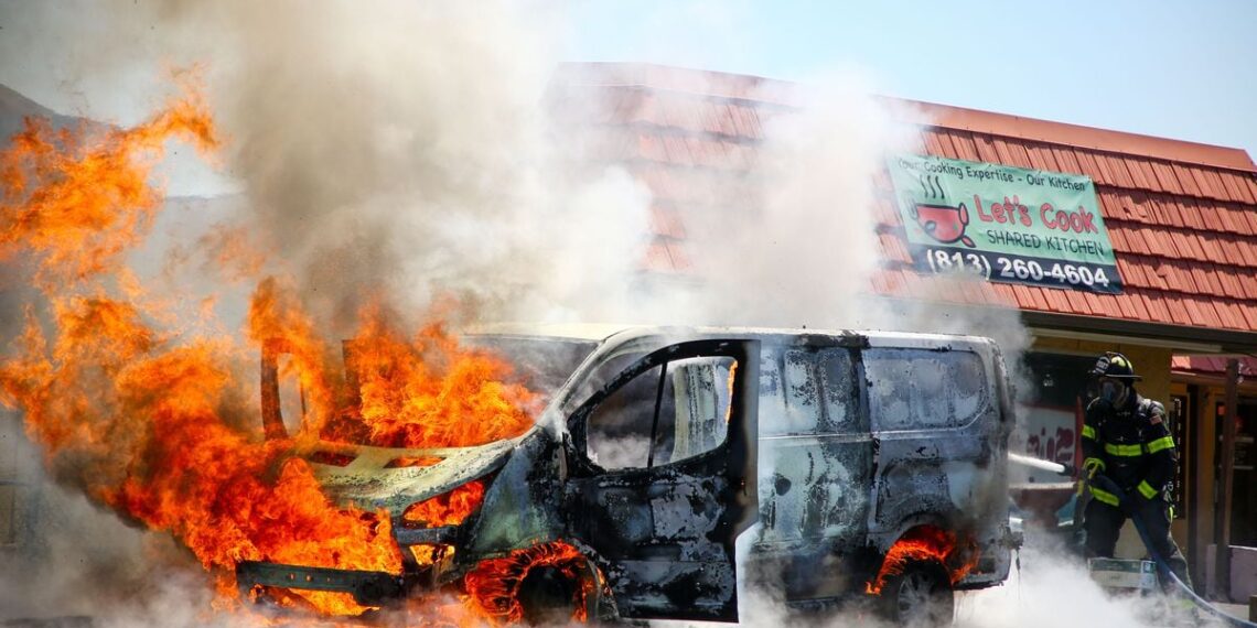 Hillsborough fire destroys van loaded with food for after-school programs
