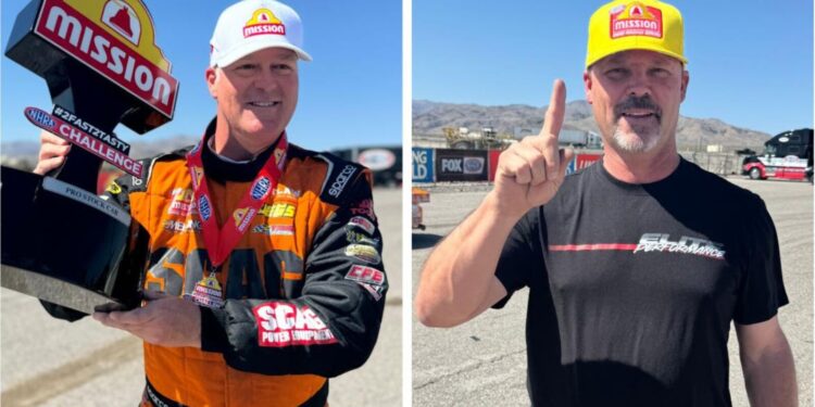 Jerry Tucker Puts Outlaw Mile Hi Beer No. 1; Jeg Coughlin Jr. Wins Mission Foods #2Fast2Tasty at NHRA Four-Wide Nationals in Las Vegas | Drag Illustrated