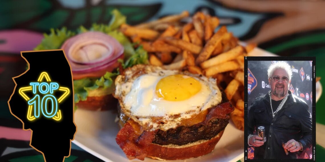 Illinois Burger Named Top 10 in America is a Guy Fieri Favorite