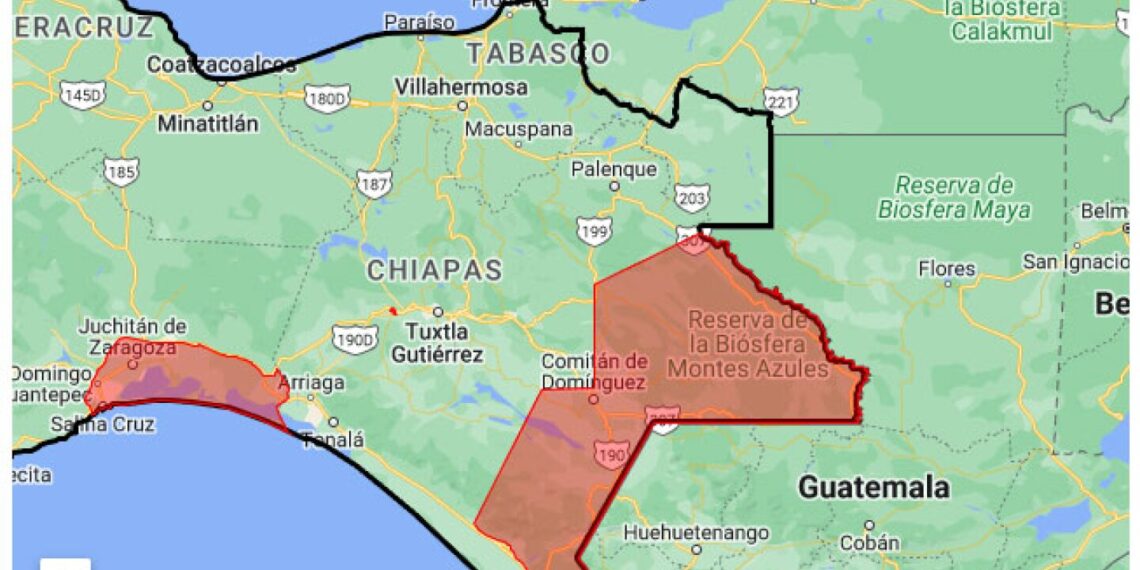 EU emite alerta de viaje para zonas de Chiapas