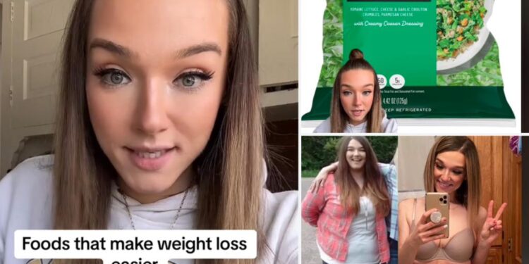 TikToker who shed 160 pounds reveals her 11 weight loss foods