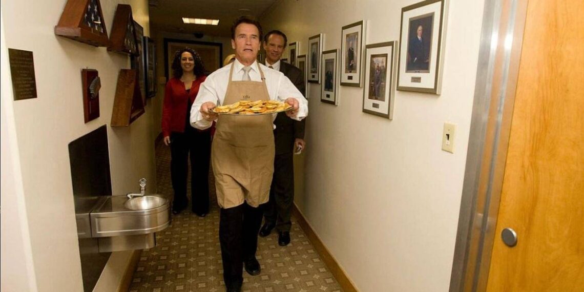After Motivating His Village to Do ‘The Step Challenge,’ Arnold Schwarzenegger Accompanies a Special Friend for His ‘Tuesday Morning Walk’