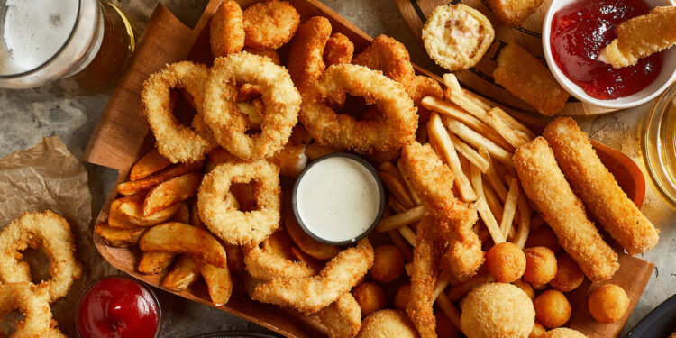 Foods that contain partially hydrogenated oils, aka trans fats, may increase inflammation and h ...