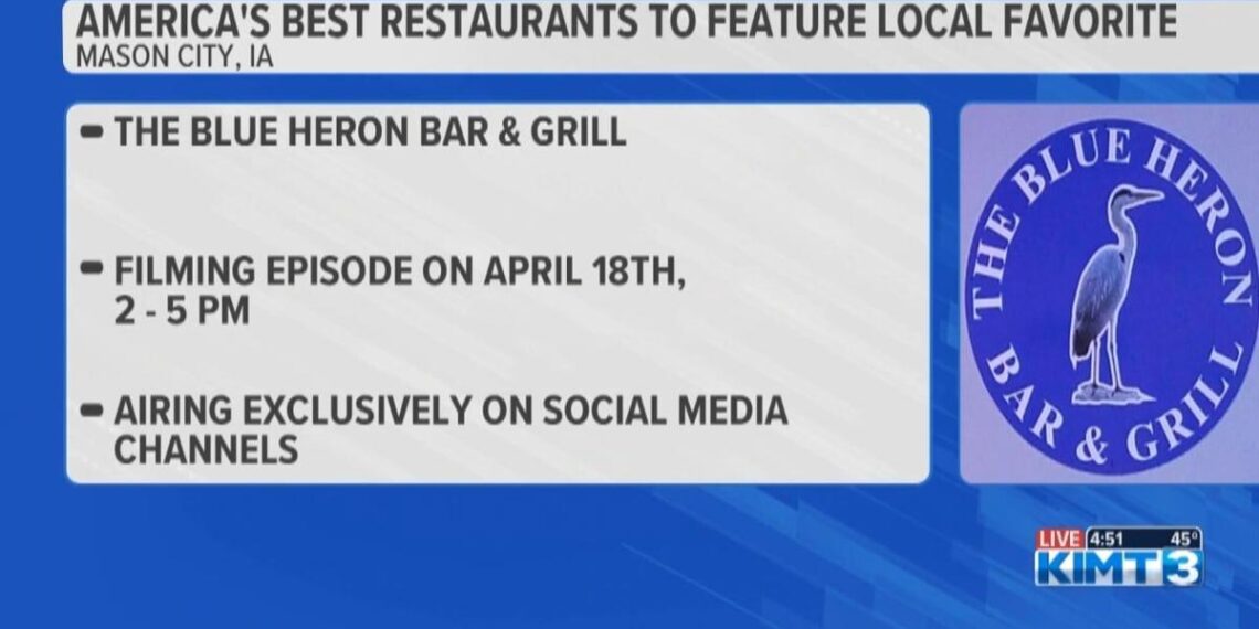 America's Best Restaurants set to feature Mason City favorite | Video