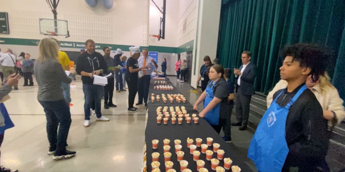 Students at Brookside Elementary are learning to make healthier food choices