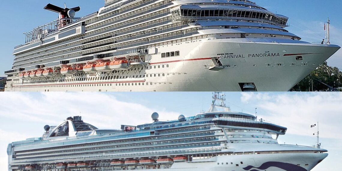 Carnival Panorama y Ruby Princess, arribaron a Puerto Vallarta