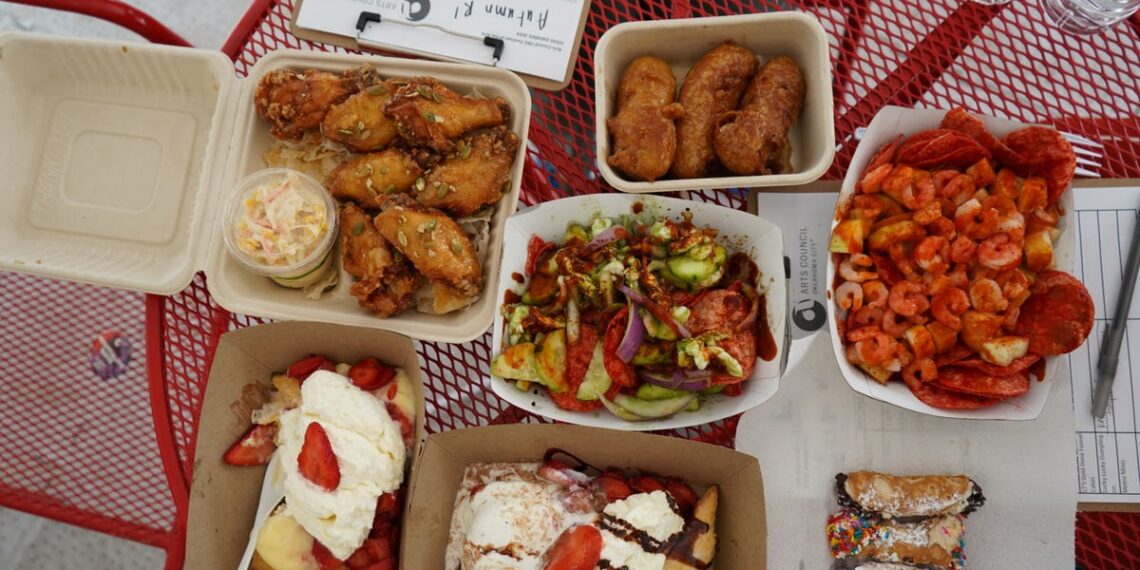 These were the best foods we ate at Festival of the Arts in OKC