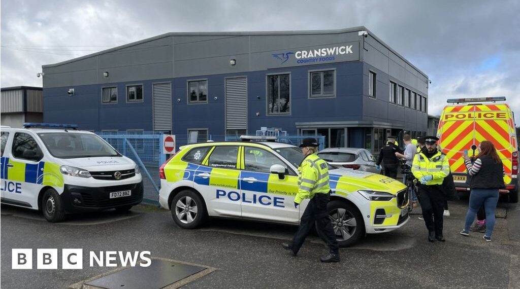 Protesters arrested at Cranswick Country Foods in Norfolk