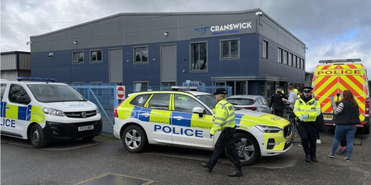Protesters arrested at Cranswick Country Foods in Norfolk