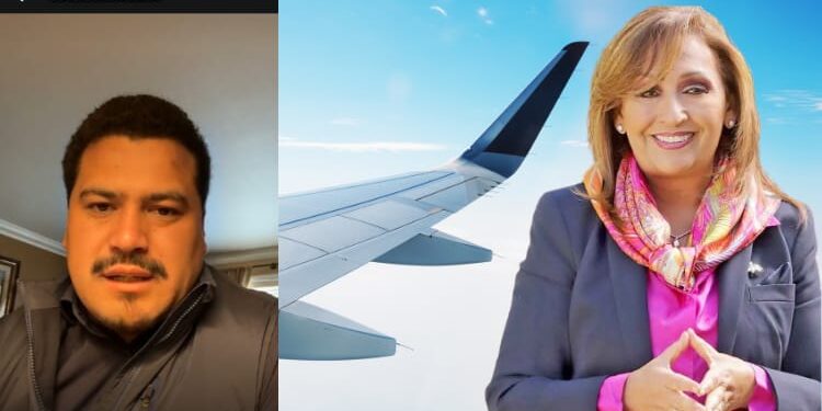 Exhibe presidente de Hueyotlipan otro viaje de Cuéllar a EU (video)