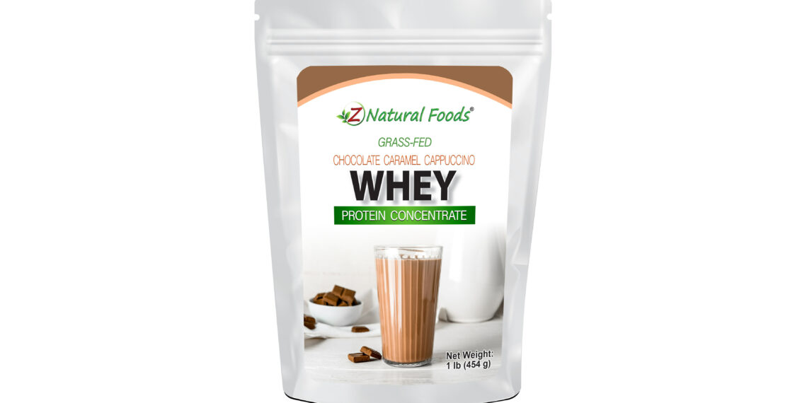 Z Natural Foods Introduces Delicious Chocolate Caramel Cappuccino Whey Protein Concentrate
