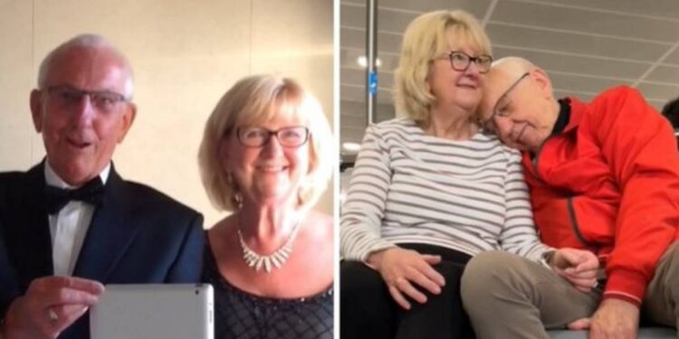 Pareja de ancianos es viral por cómo cuentan a sus nietos que están de crucero